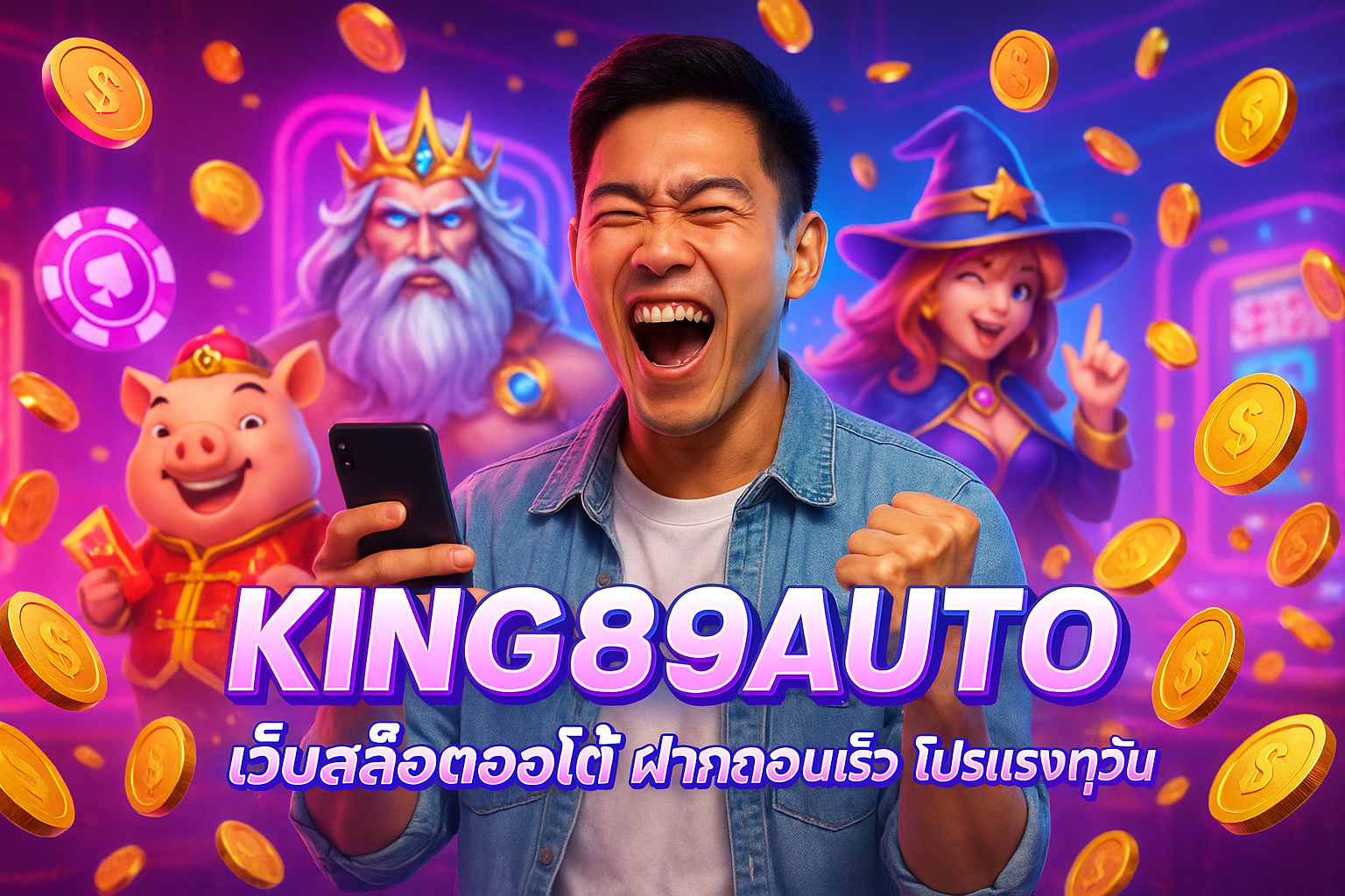KING89AUTO เว็บสล็อตออโต้ ฝากถอนเร็ว โปรแรงทุกวัน