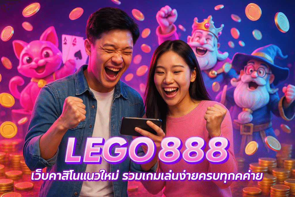 LEGO888 คาสิโนออนไลน์แนวใหม่ รวมเกมเล่นง่ายครบทุกค่าย
