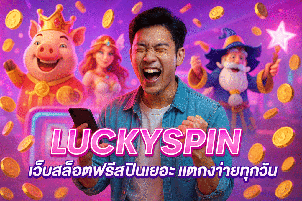 LUCKYSPIN เว็บสล็อตฟรีสปินเยอะ แตกง่ายทุกวัน