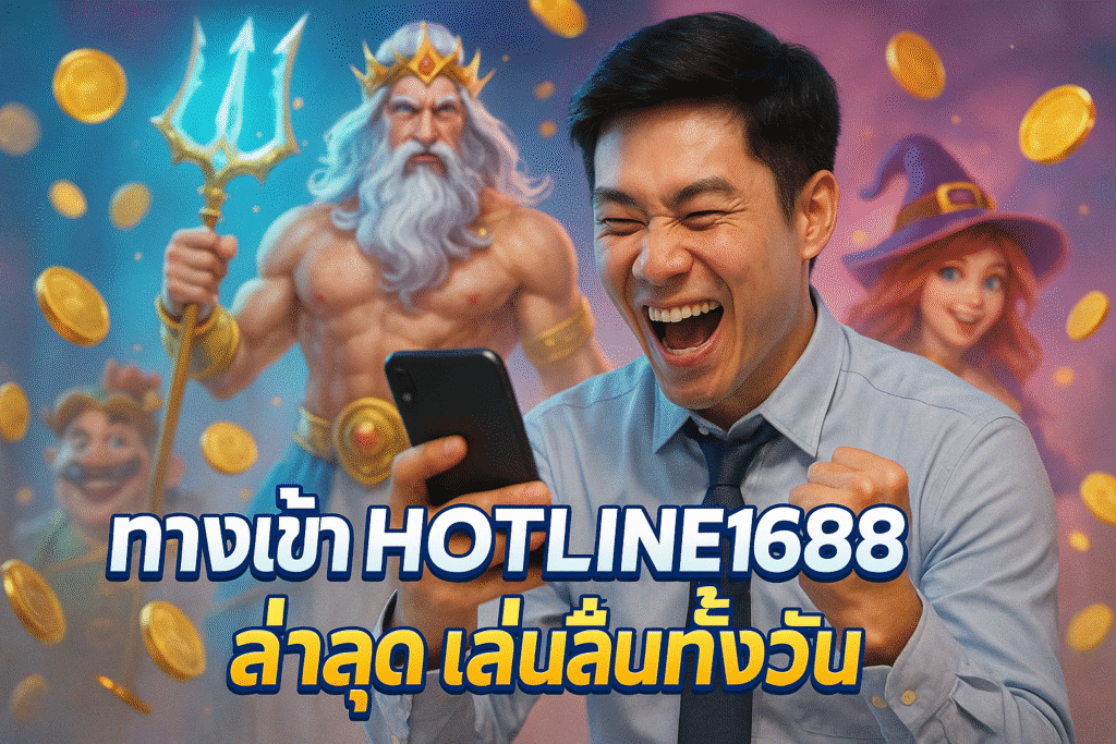 ทางเข้า HOTLINE1688 ล่าสุด เล่นลื่นทั้งวัน
