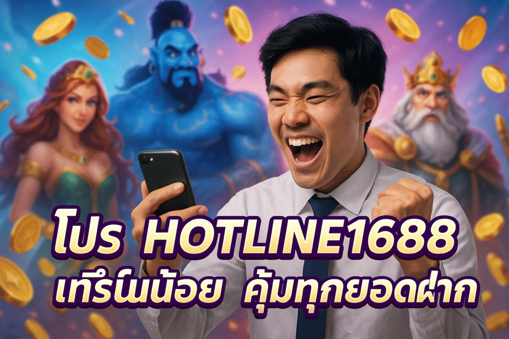 โปร HOTLINE1688 เทิร์นน้อย คุ้มทุกยอดฝาก